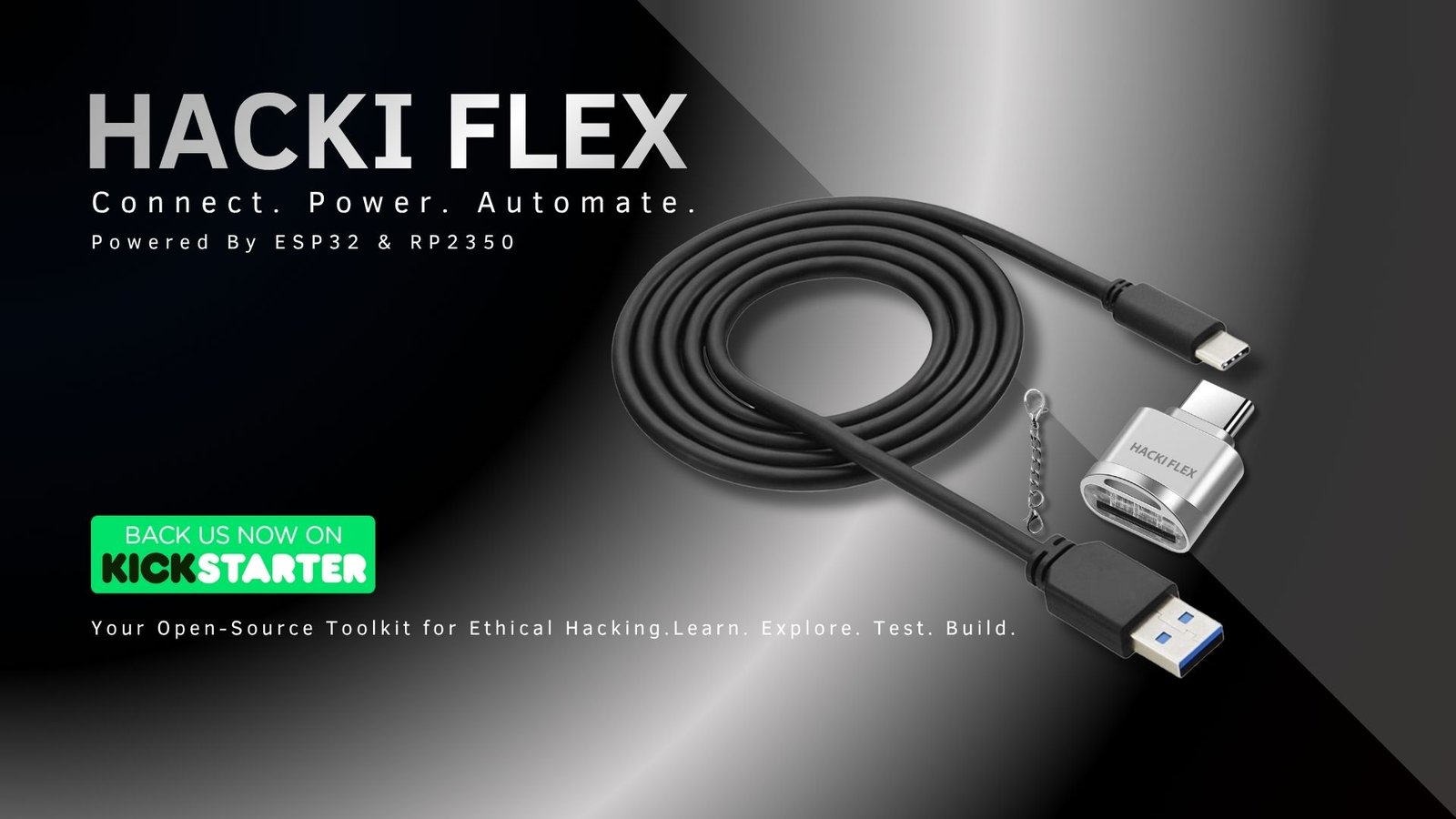 HackiFlex data encryption and device visual